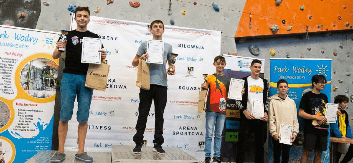 Mistrzostwa Śląska w boulderingu na Hali Sportowej w Tarnowskich Górach