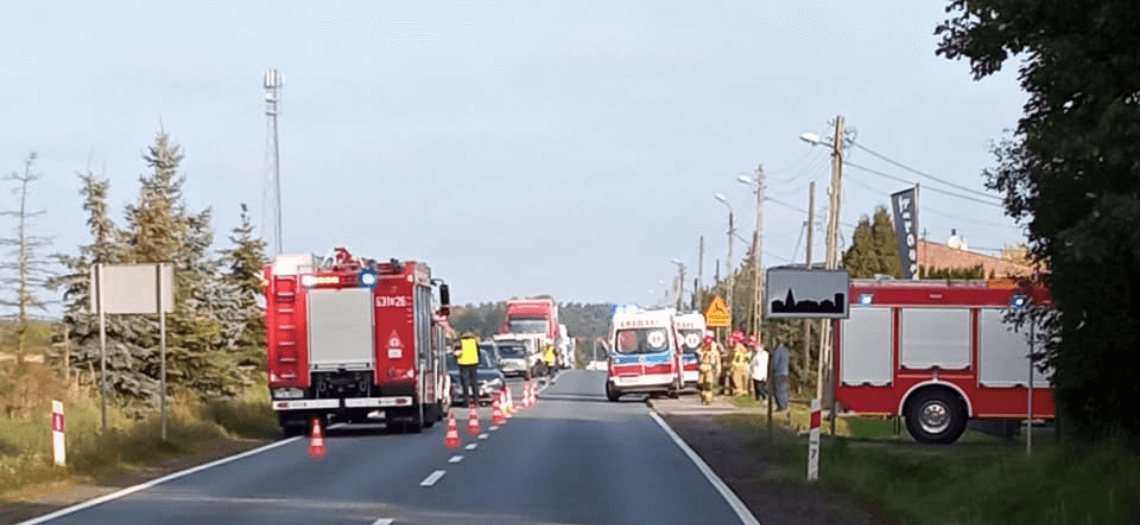 Boruszowice - wypadek na dk11