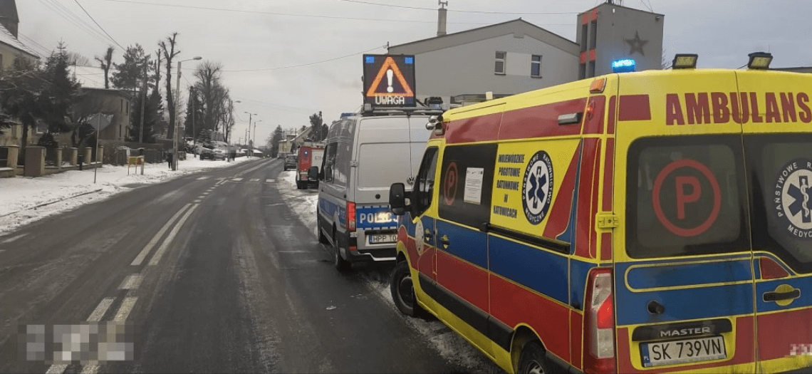 Wypadek w Wieszowie