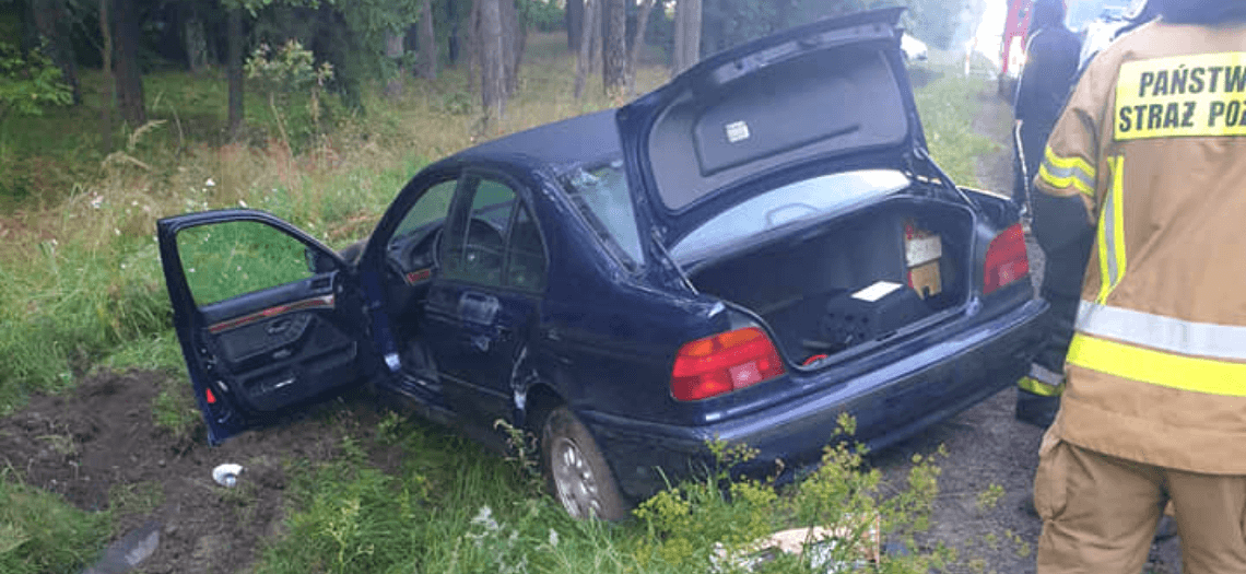 Wypadek na trasie Tworóg - Pusta Kuźnica