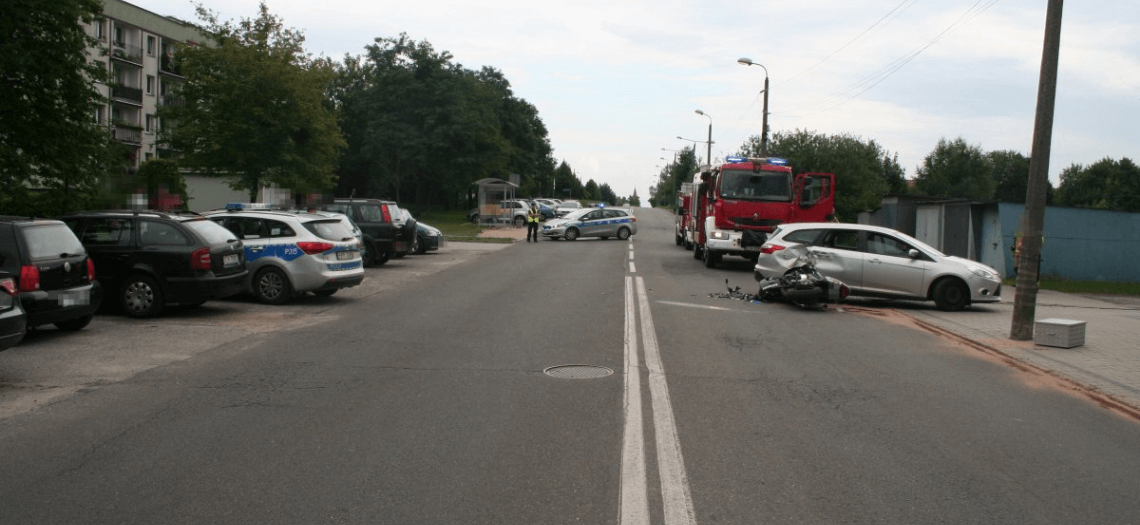 Tarnowskie Góry. Wypadek na ul. Janasa