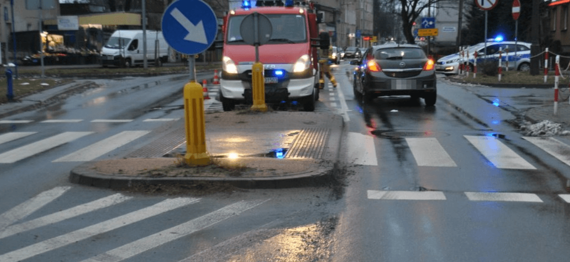 Tarnowskie Góry, wypadek przy dworcu autobusowym