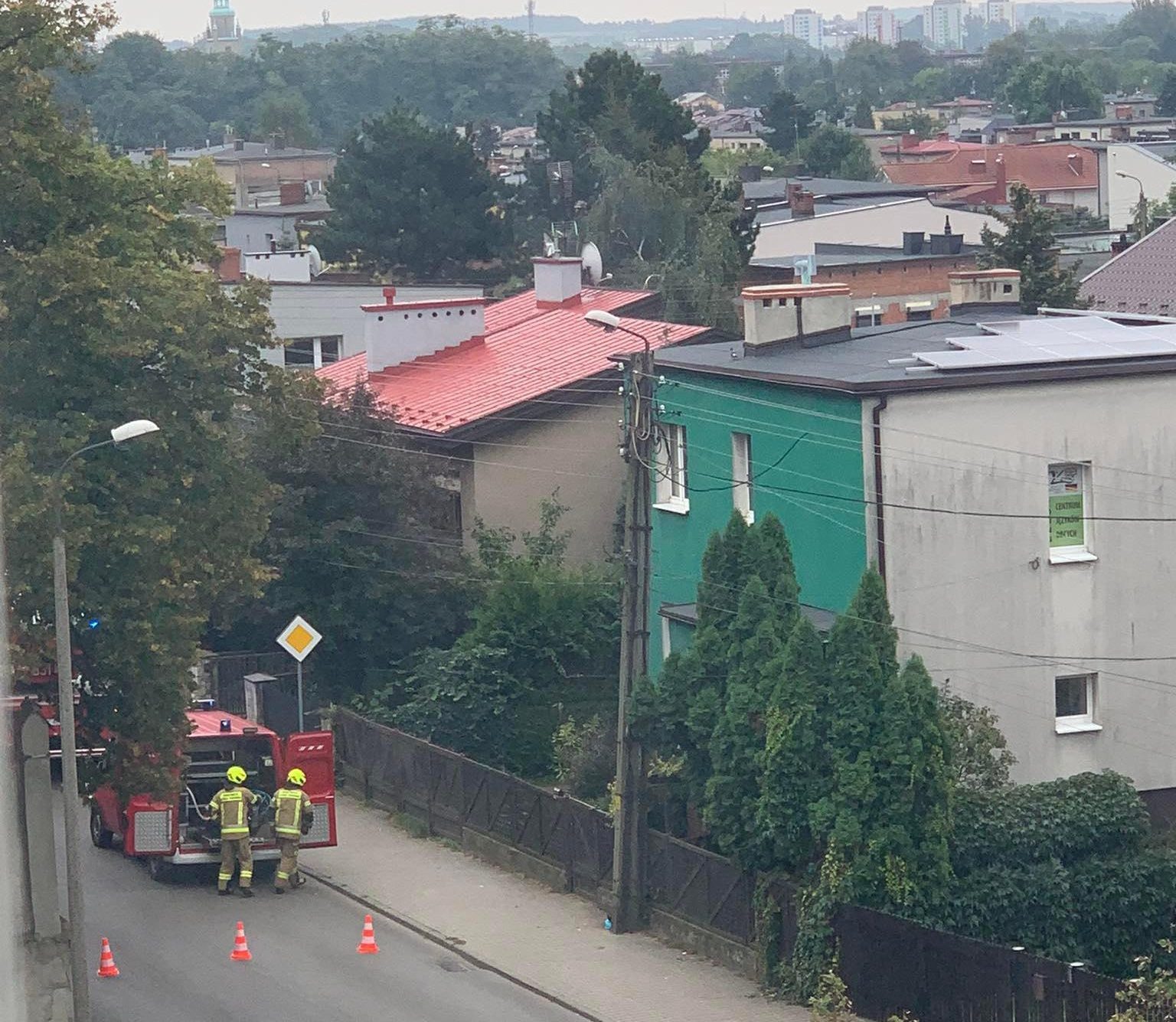 pożar opatowicka TG