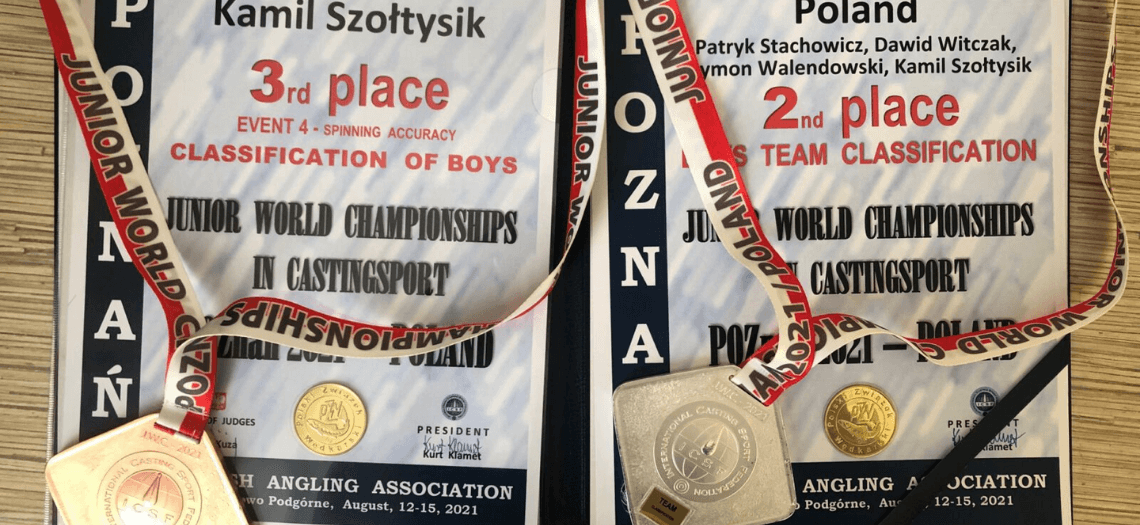 Mistrzostwa Świata Juniorów w wędkarstwie rzutowym 2021. Kamil Szołtysik