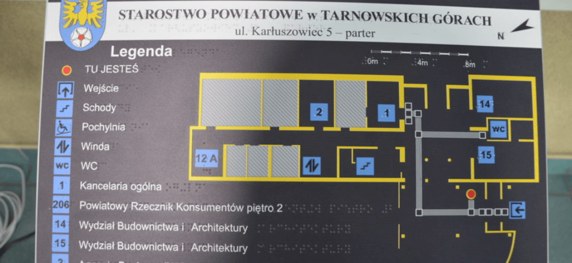 Starostwo Powiatowe w Tarnowskich Górach - ułatwienia dla osób o specjalnych potrzebach