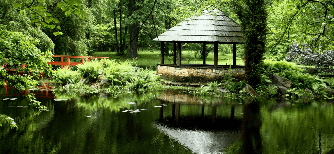 Ogród botaniczny w Brynku