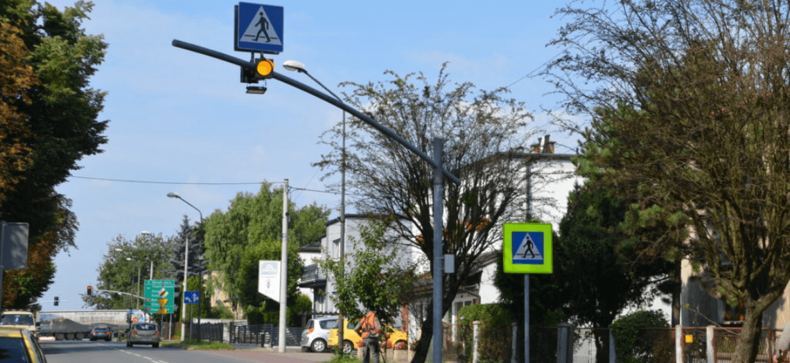 Powiat tarnogórski - nowe i odnowione przejścia dla pieszych