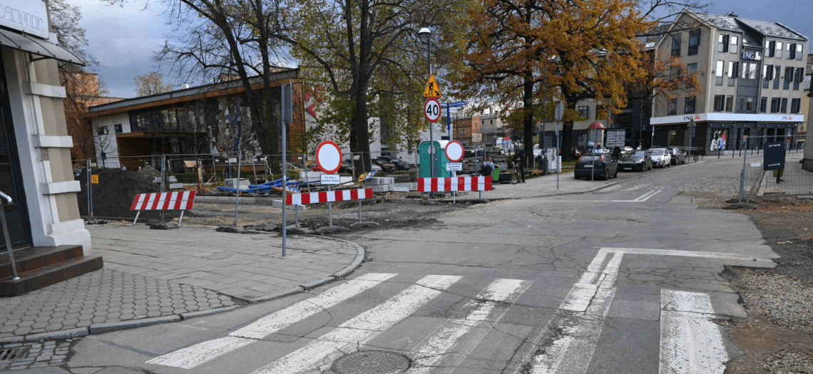 Tarnowskie Góry, remont ulicy Sobieskiego