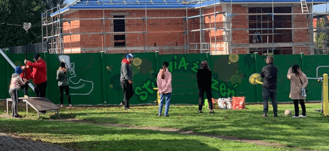 Gmina Zbrosławice, plac zabaw w Przezchlebiu