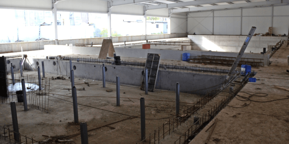 Budowa basenu w Radzionkowie