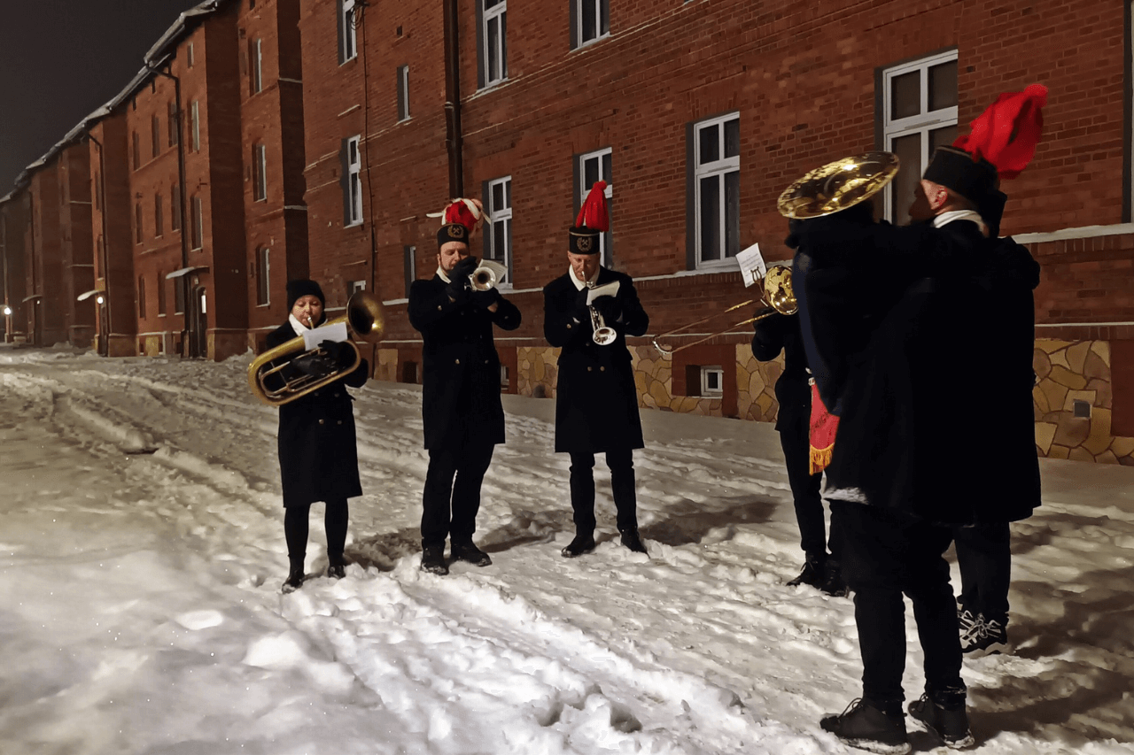 Górnicza pobudka w Radzionkowie