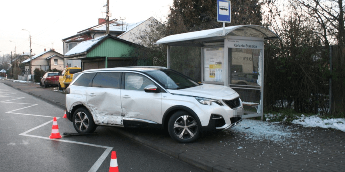 Kolizja na ulicy Gliwickiej