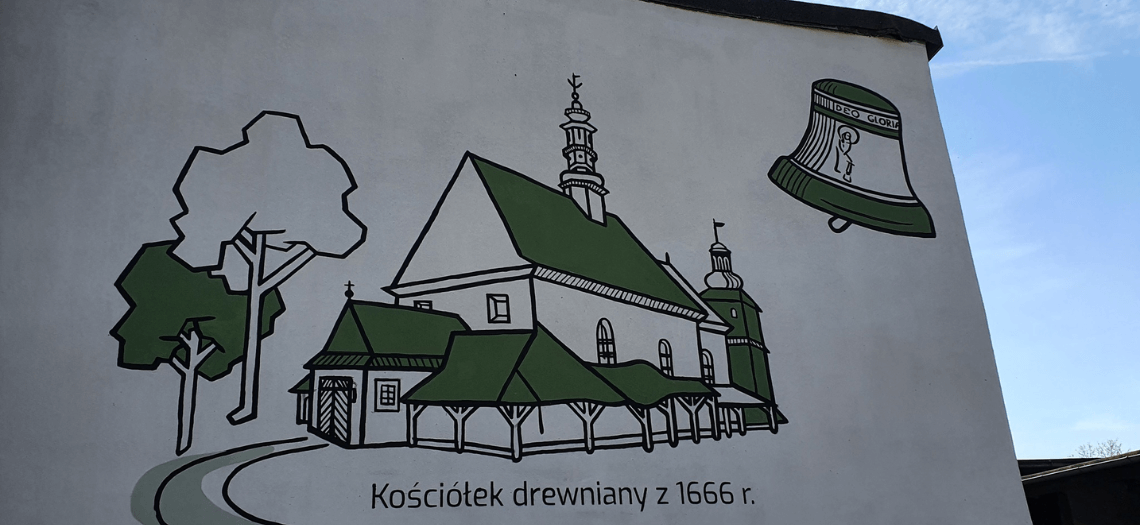 Mural w Miasteczku Śląskim