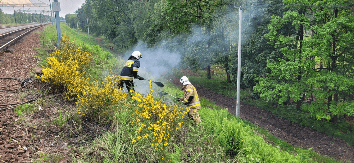 ﻿Pożar w Miasteczku Śląskim