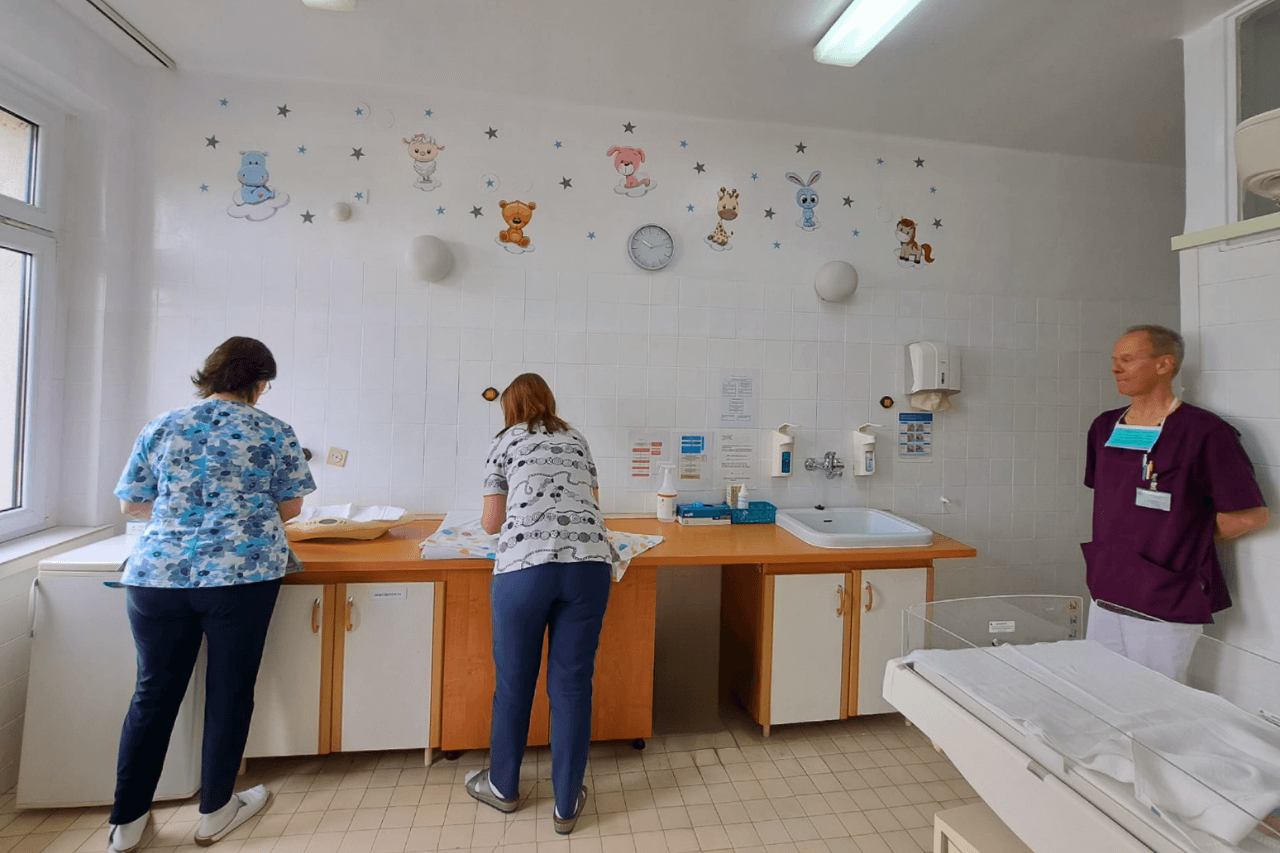 Odnowione sale w tarnogórskiej porodówce