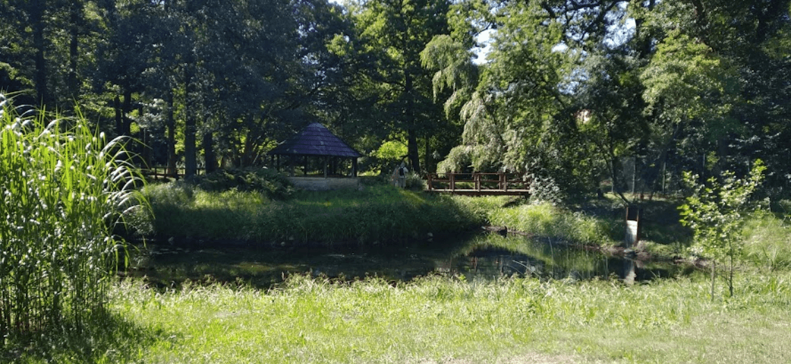 Ogród botaniczny w Brynku