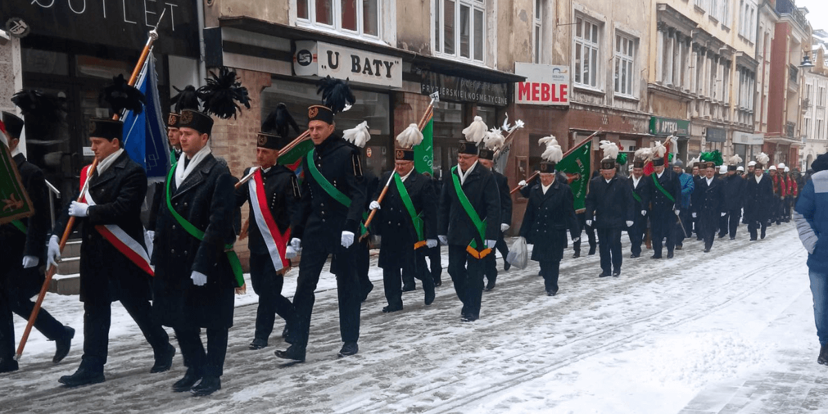 Parada górnicza w Tarnowskich Górach