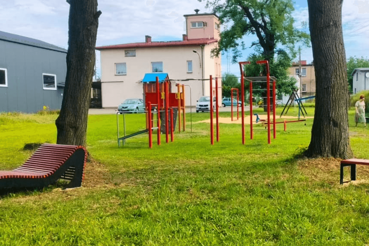 Plac zabaw w Reptach Śląskich