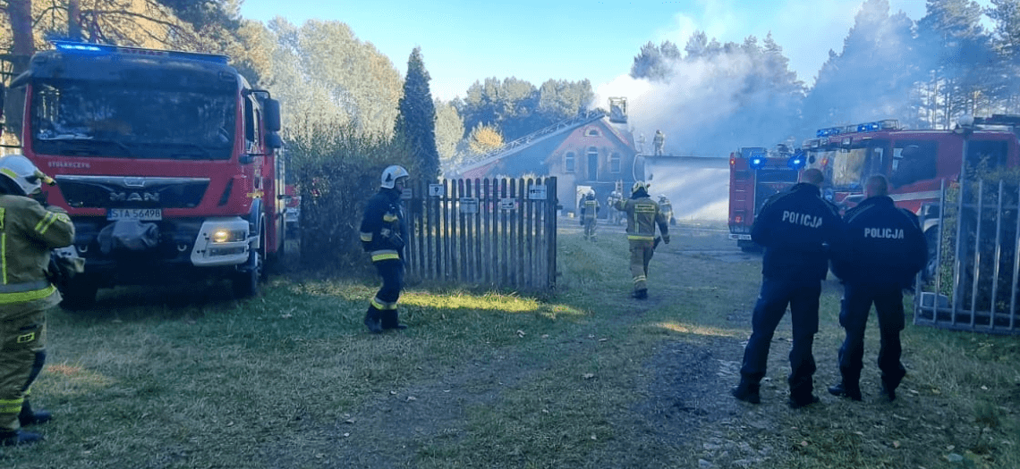 Pożar w Miasteczku Śląskim