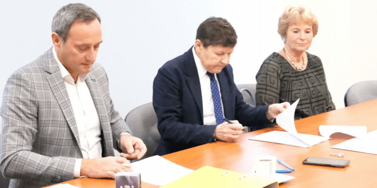 Podpisanie umowy na budowę siedziby KS Unia Kalety