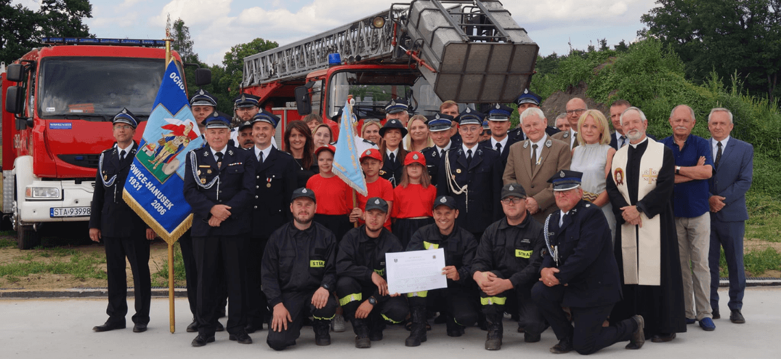 Powstaje remiza dla OSP Boruszowice Hanusek