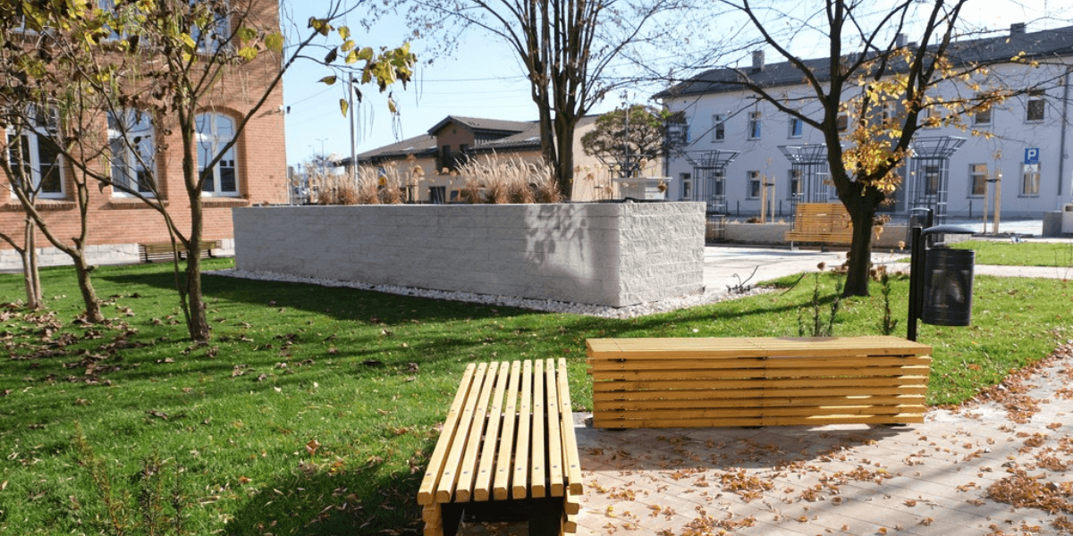 Przebudowa centrum miasta - utworzenie nowej przestrzeni publicznej w Kaletach