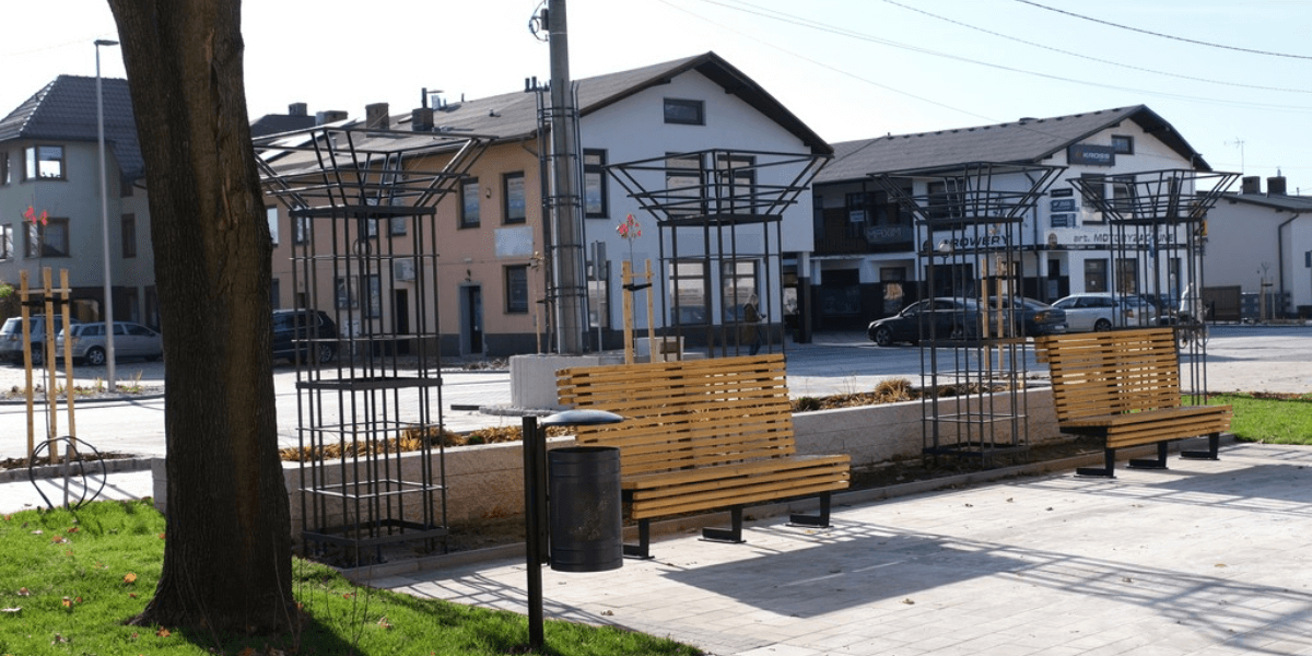 Przebudowa centrum miasta - utworzenie nowej przestrzeni publicznej w Kaletach