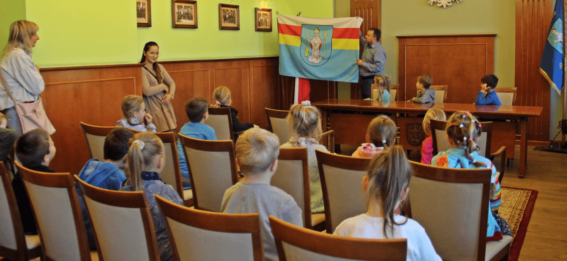 Przedszkolaki w Urzędzie Miasta Radzionków