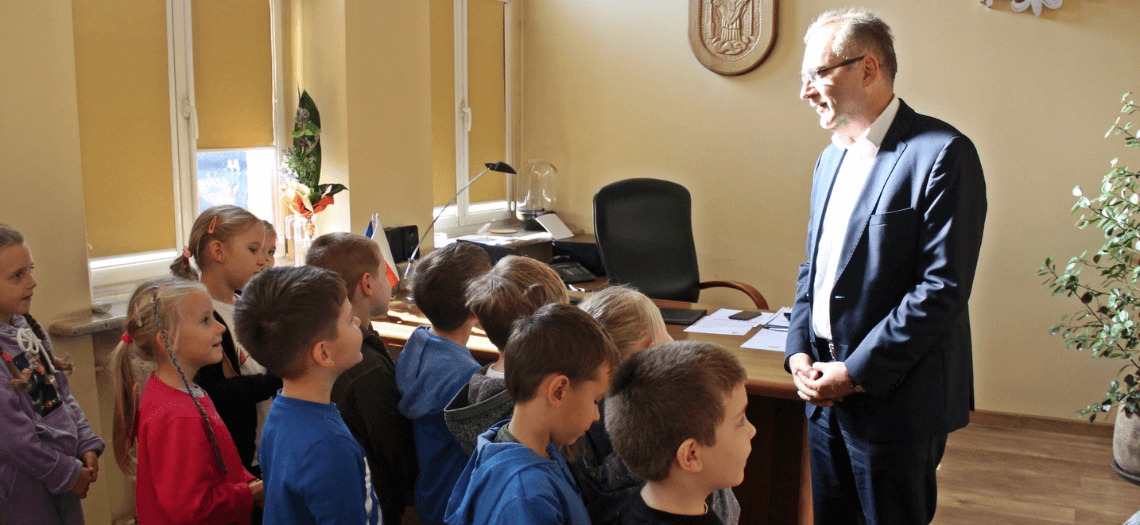 Przedszkolaki w Urzędzie Miasta Radzionków