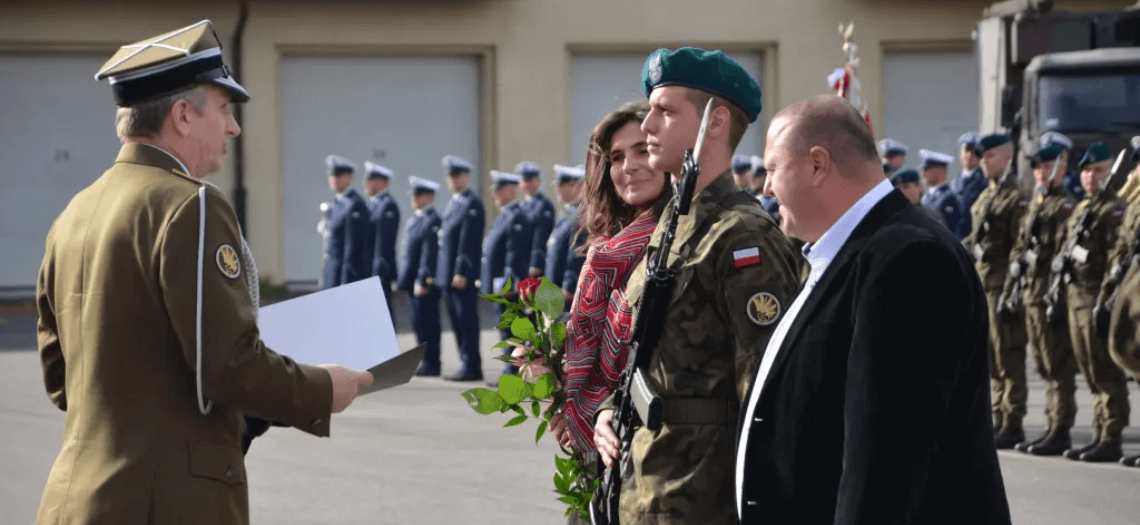 Przysięga wojskowa w Tarnowskich Górach