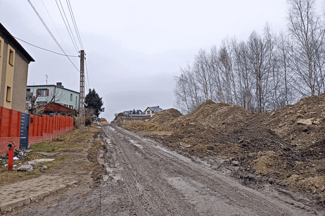 Radzionków. Remont ul. Marii Dąbrowskiej