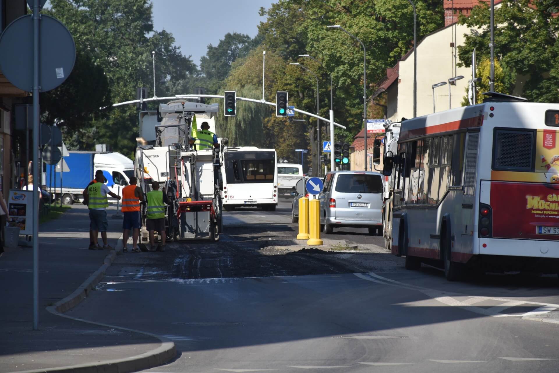 Remont ulicy Opolskiej w Tarnowskich Górach