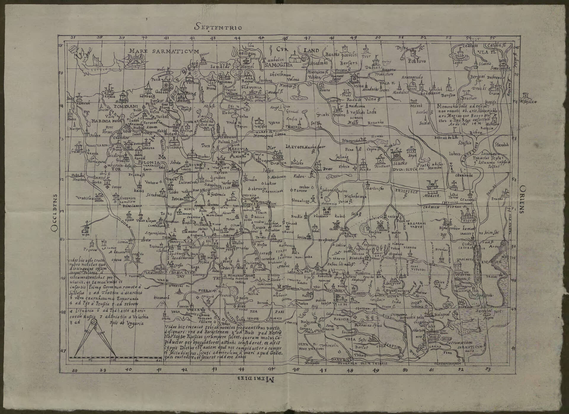 Mapa z 1587 roku