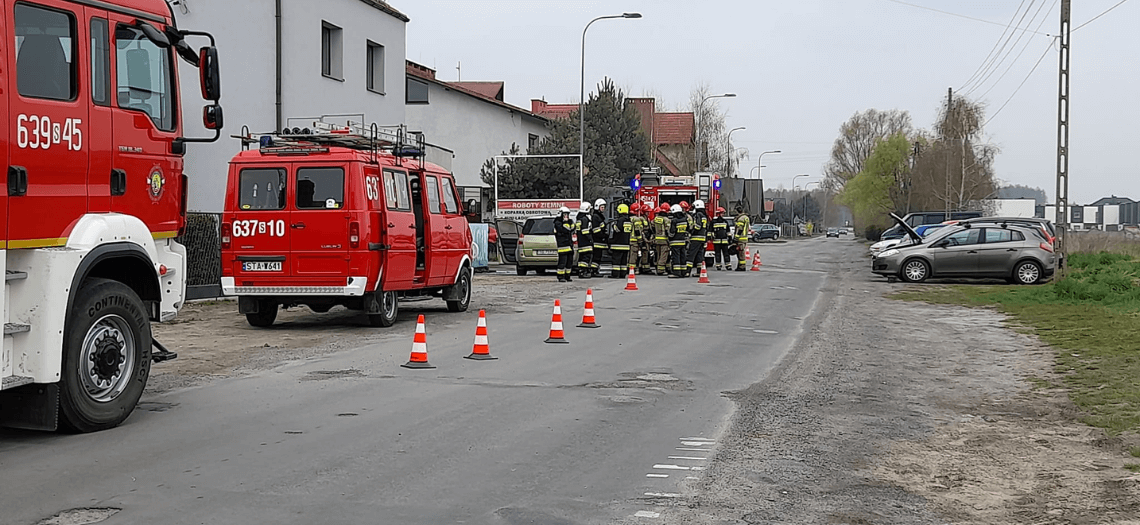 Szałsza pożar samochodu