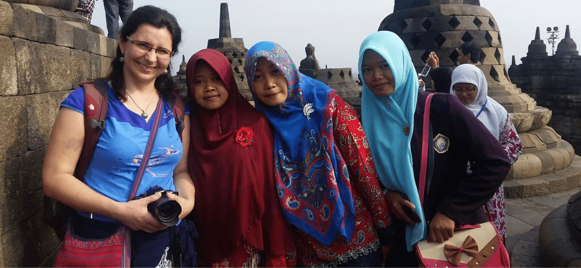 Borobudur w Indonezji