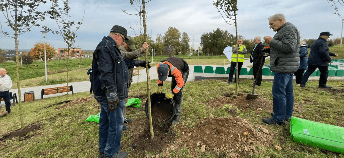 Tarnogórzanie sadzą nowe drzewka