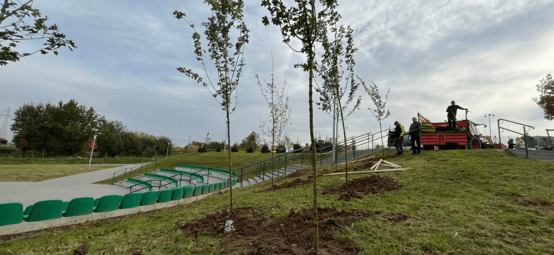 Tarnogórzanie sadzą nowe drzewka