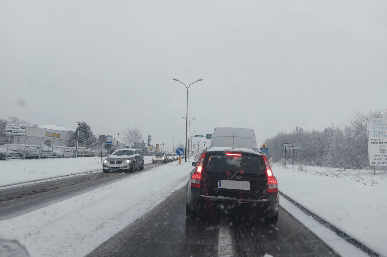 Tarnowskie Góry zasypane śniegiem