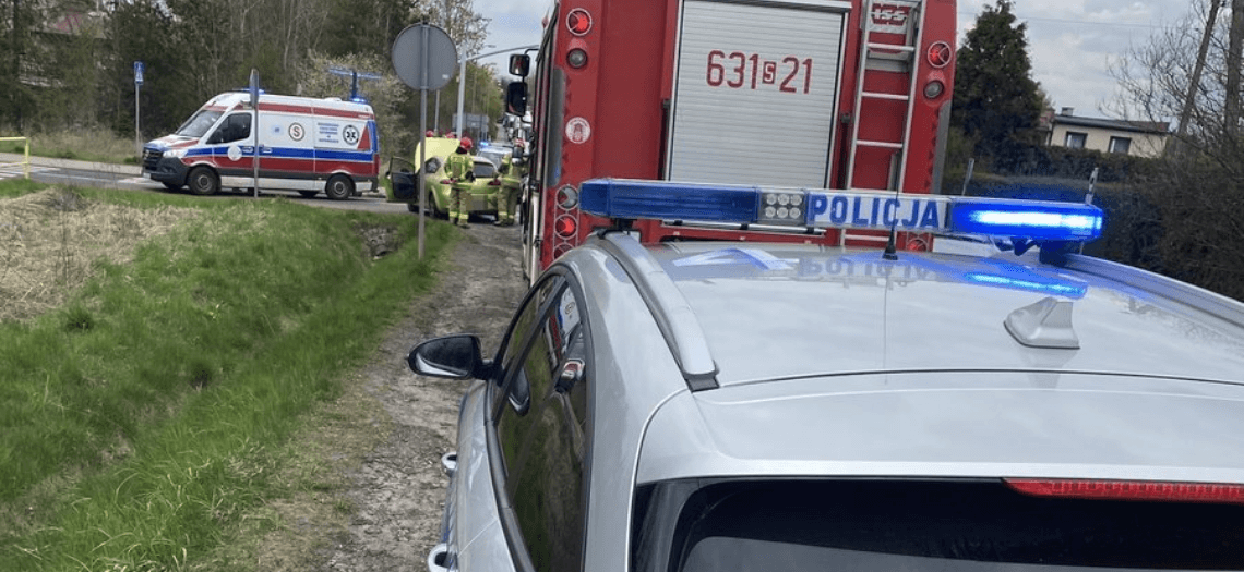 Tarnowskie Góry Wypadek na Obwodnicy 3