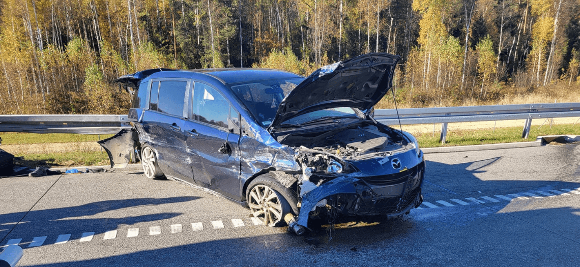 Wypadek na A1 w okolicy Pyrzowic