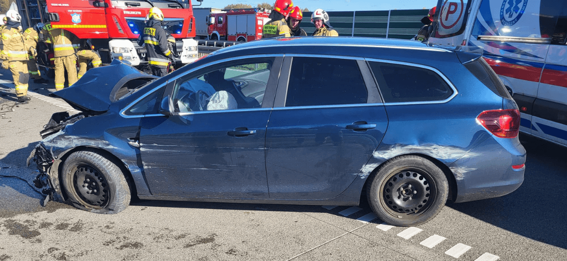 Wypadek na A1 w okolicy Pyrzowic