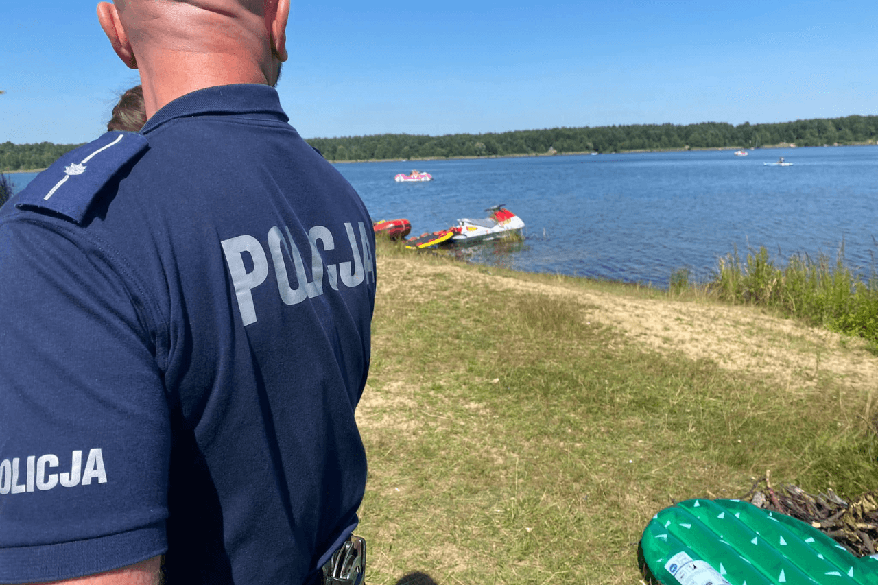 Wypadek nad Zalewem Nakło-Chechło