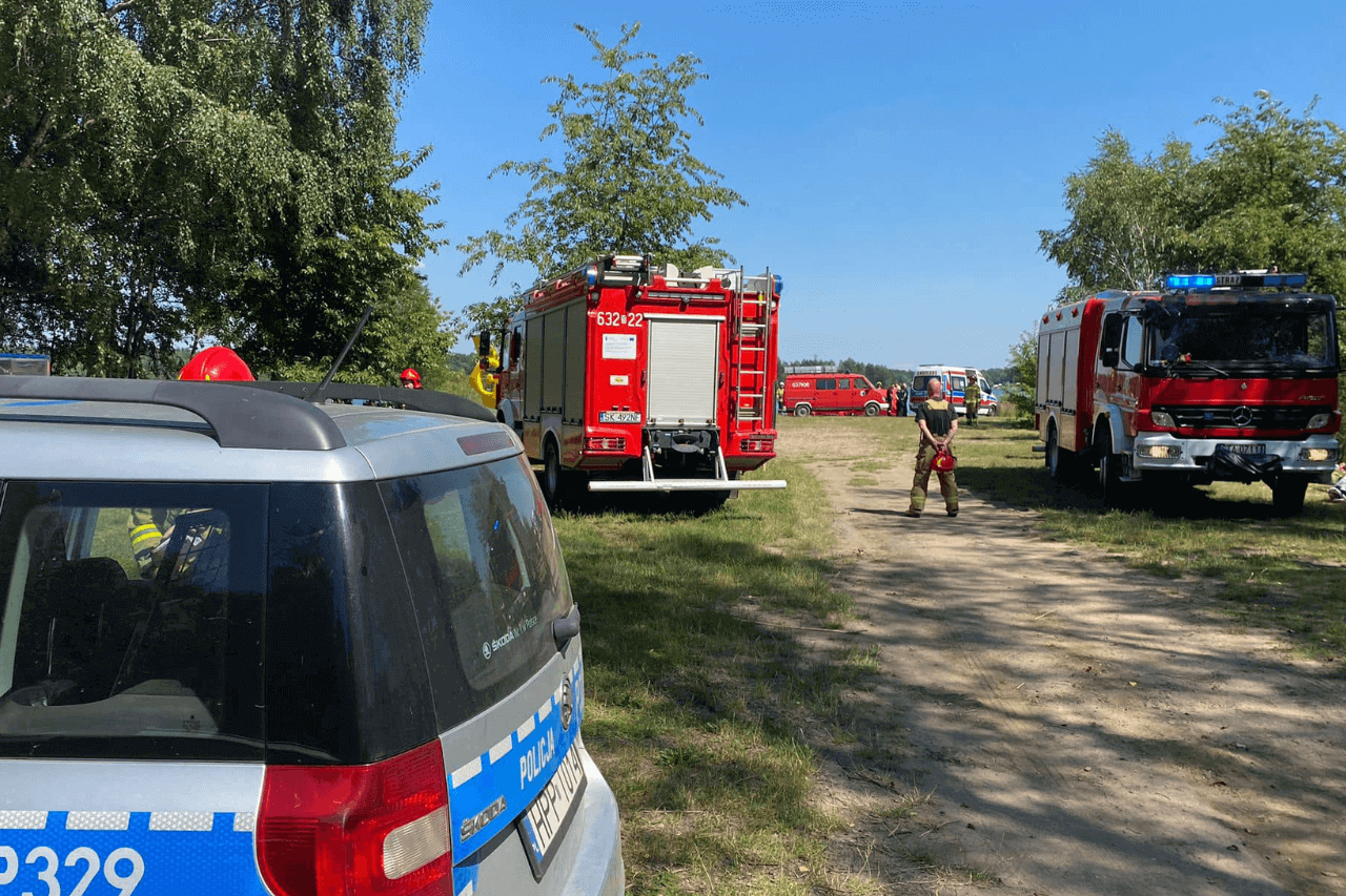 Wypadek nad Zalewem Nakło Chechło