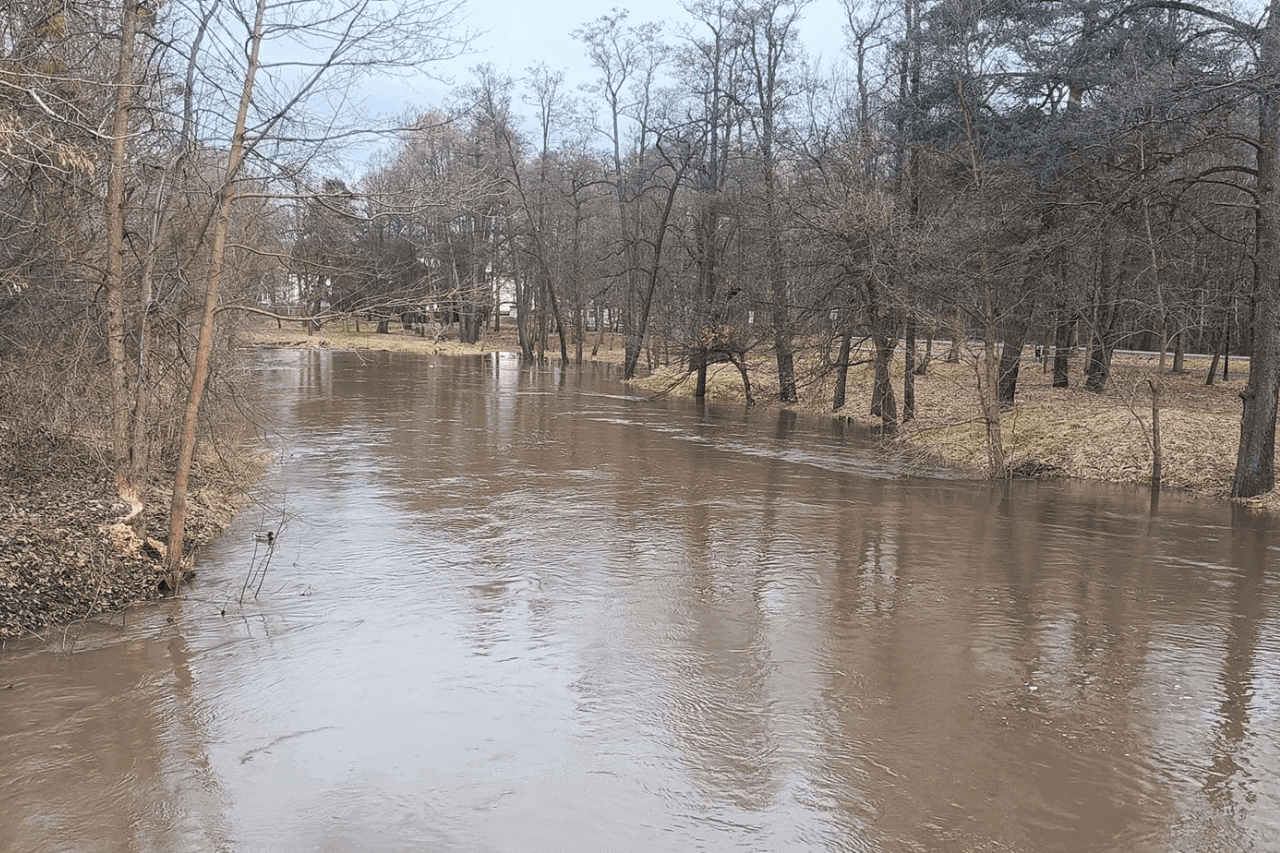 Zalania w Krupskim Młynie