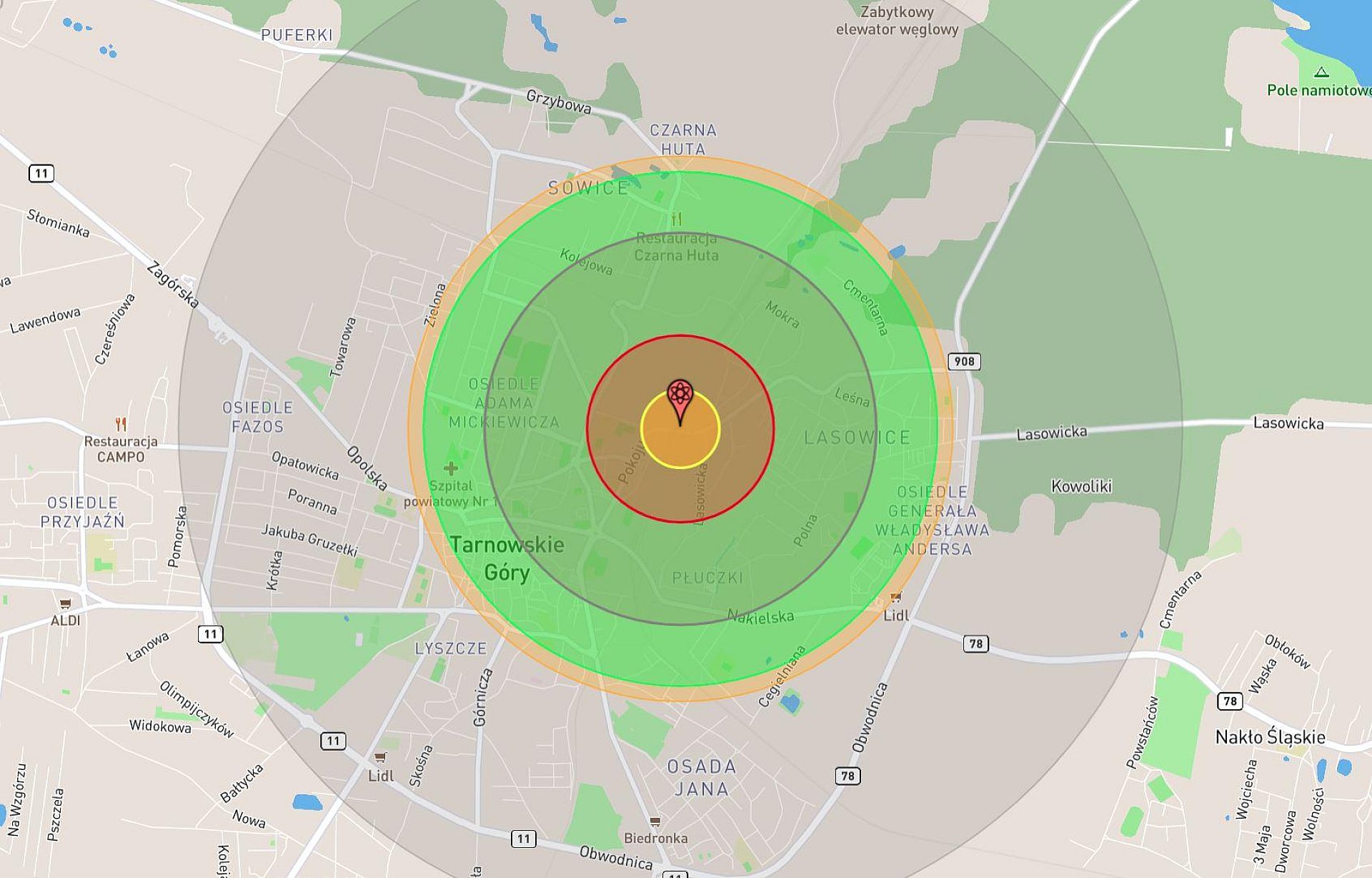 Na Tarnowskie Góry miała spaść bomba atomowa Na Tarnowskie Góry miała spaść bomba atomowa