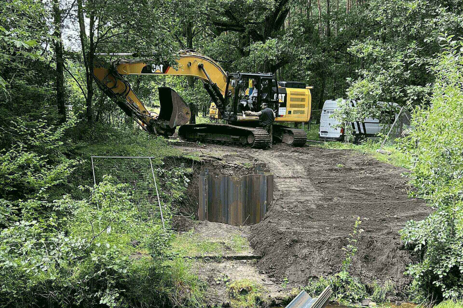 Kładka kalety truszczyca Kładka kalety truszczyca