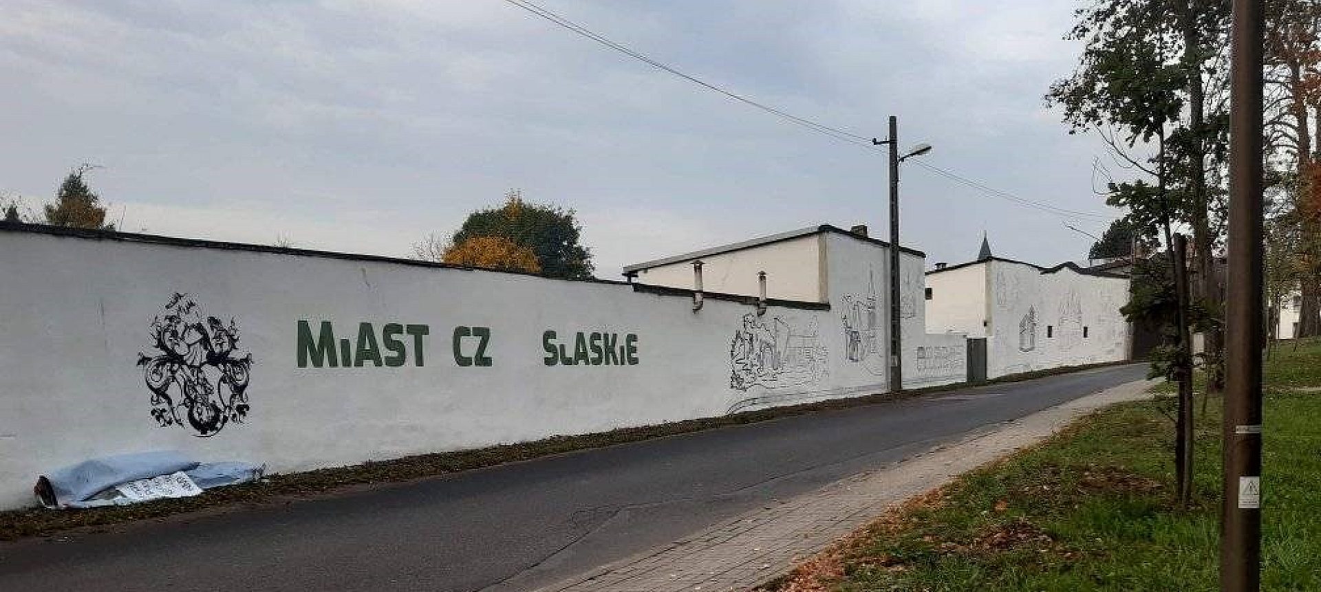 Mural w miasteczku śląskim ul rubinowa Mural w miasteczku śląskim ul rubinowa