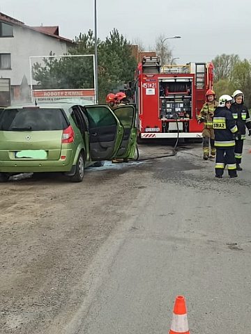 Szałsza pożar samochodu Szałsza pożar samochodu