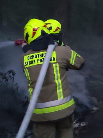 Pożar w gminie Krupski Młyn Pożar w gminie Krupski Młyn