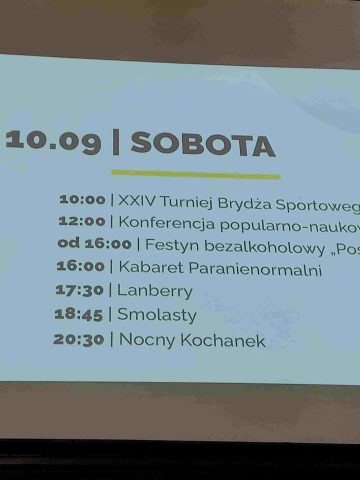 Sobota, 10 września Gwarki Sobota, 10 września Gwarki